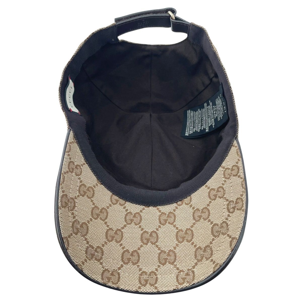 中古】GUCCI グッチ GGキャンバス ベースボールキャップ 200035