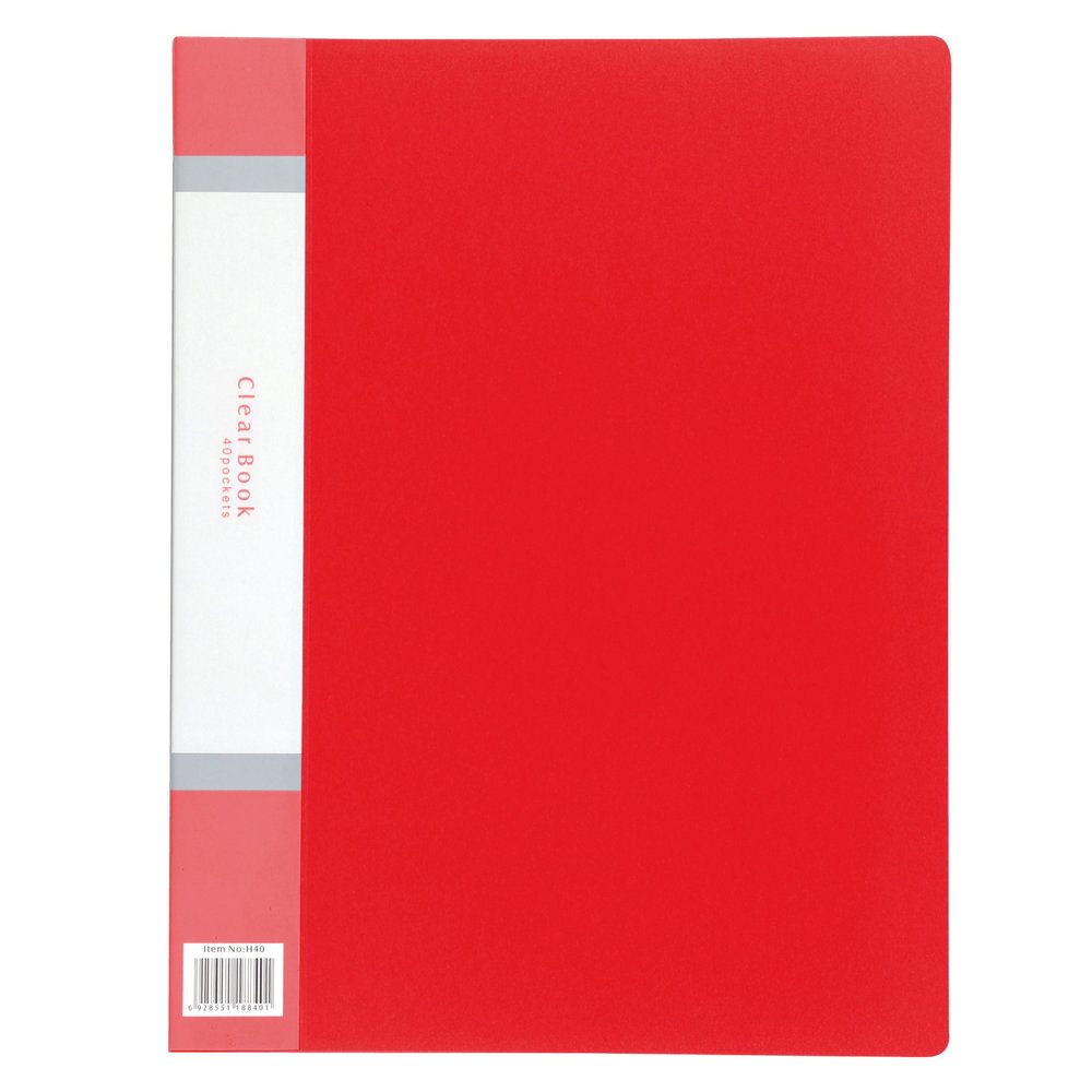 （まとめ買い）アーテック クリアブックA4横入れ(32ポケット)レッド10冊パック 92094 【×3セット】
