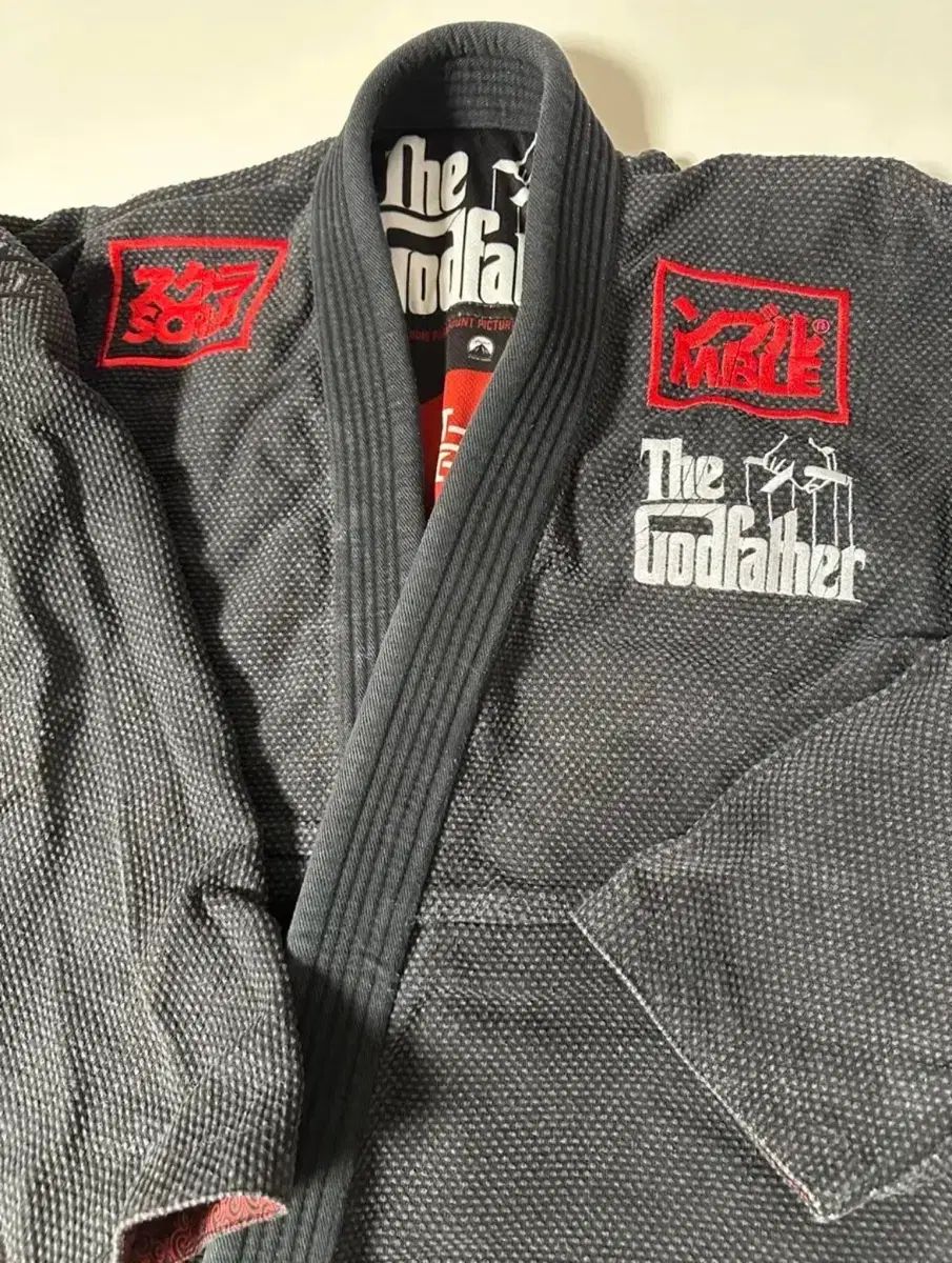 スクランブル 柔術 Jiu-Jitsu 柔道着 ゴッドファーザー コラボ ブラック (A2 サイズ)