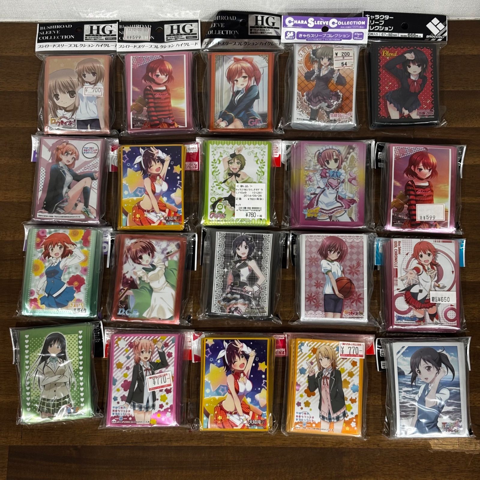 キャラクタースリーブ 55セット まとめ売り アニメ 美少女 キャラ