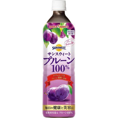 ポッカサッポロ サンスウィート プルーン100% 900ml×12本 ボトル