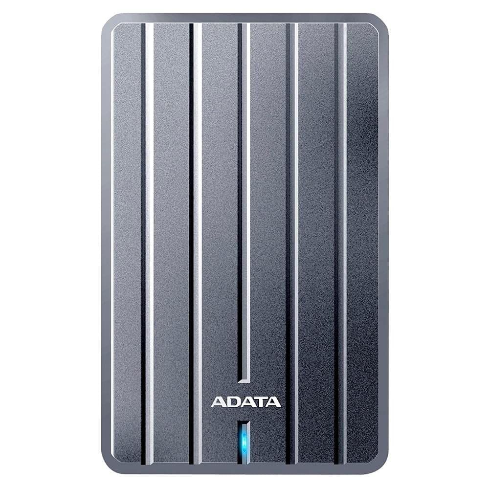 ADATA HC660 超薄型 USB3.0 ポータブルHDD 1TB チタンカラー 3年保証 AHC660-1TU3-CGY [1TB]