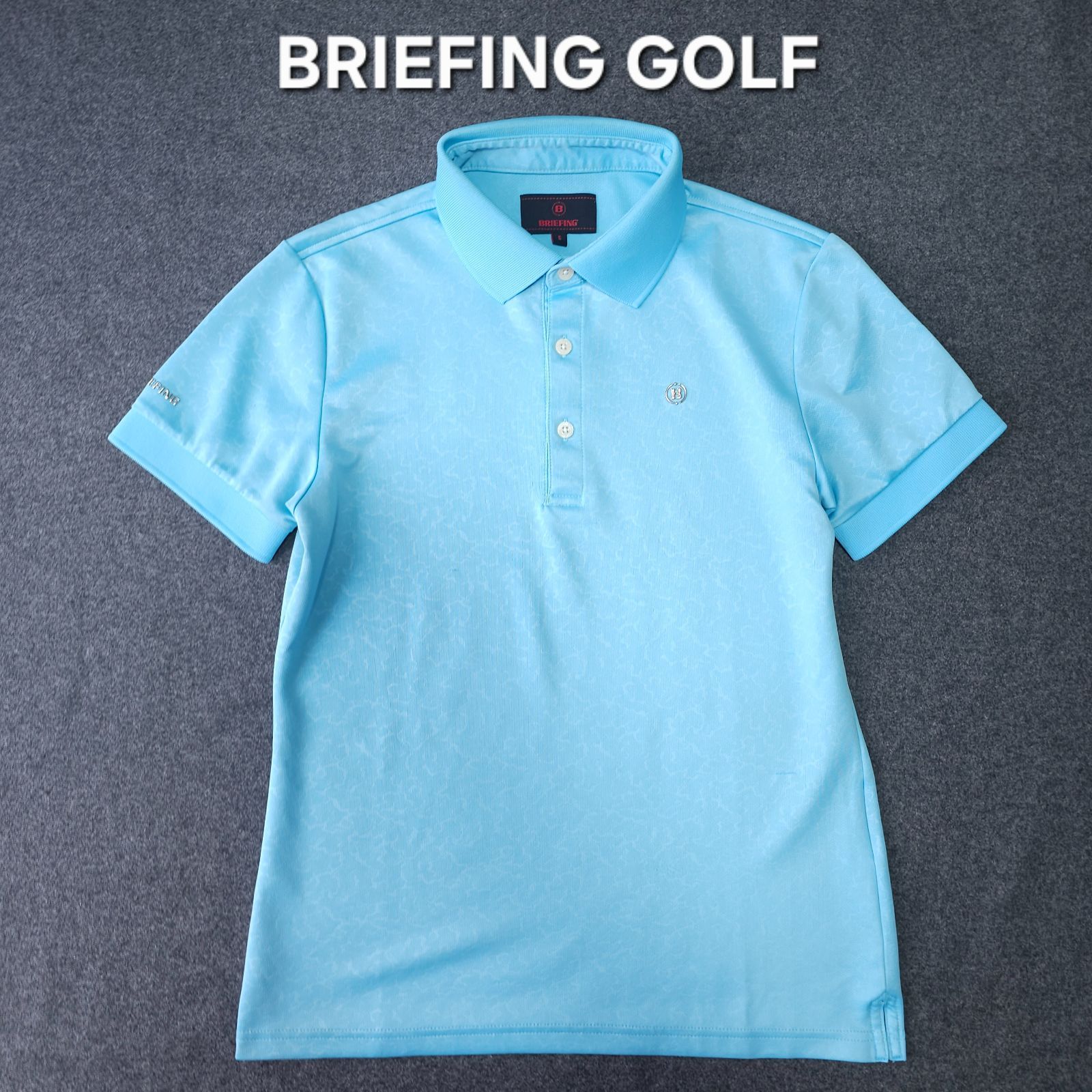 ブリーフィング　ポロシャツ　ミントブルー BRIEFING GOLF（ブリーフィングゴルフ） ブリーフィング ゴルフ ゴルフ