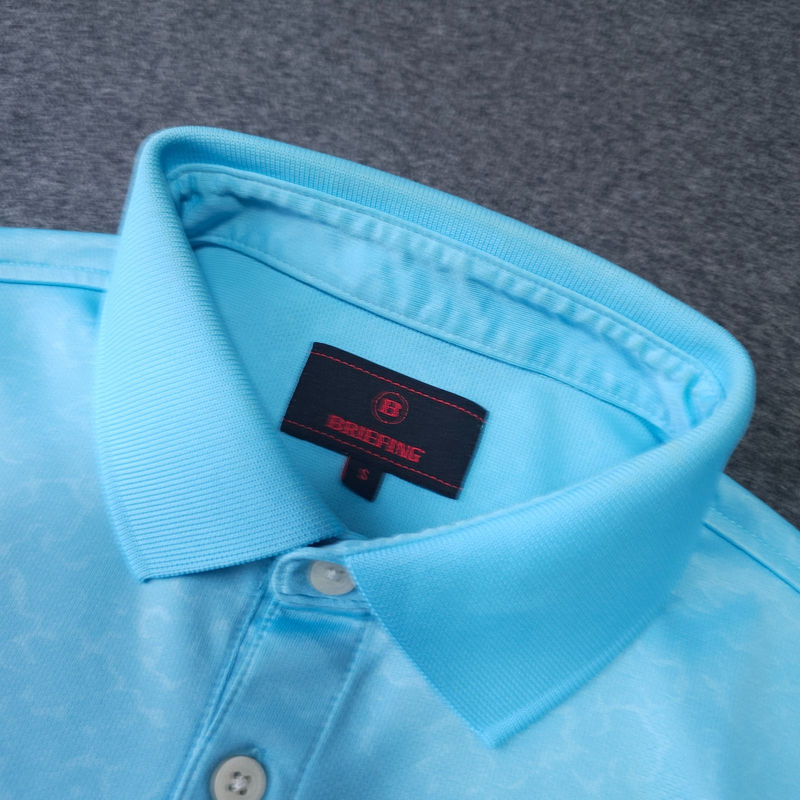 BRIEFING 水色 ポロシャツ 👌値下げ交渉受付中】美品 BRIEFING GOLF レディース 半袖ゴルフ