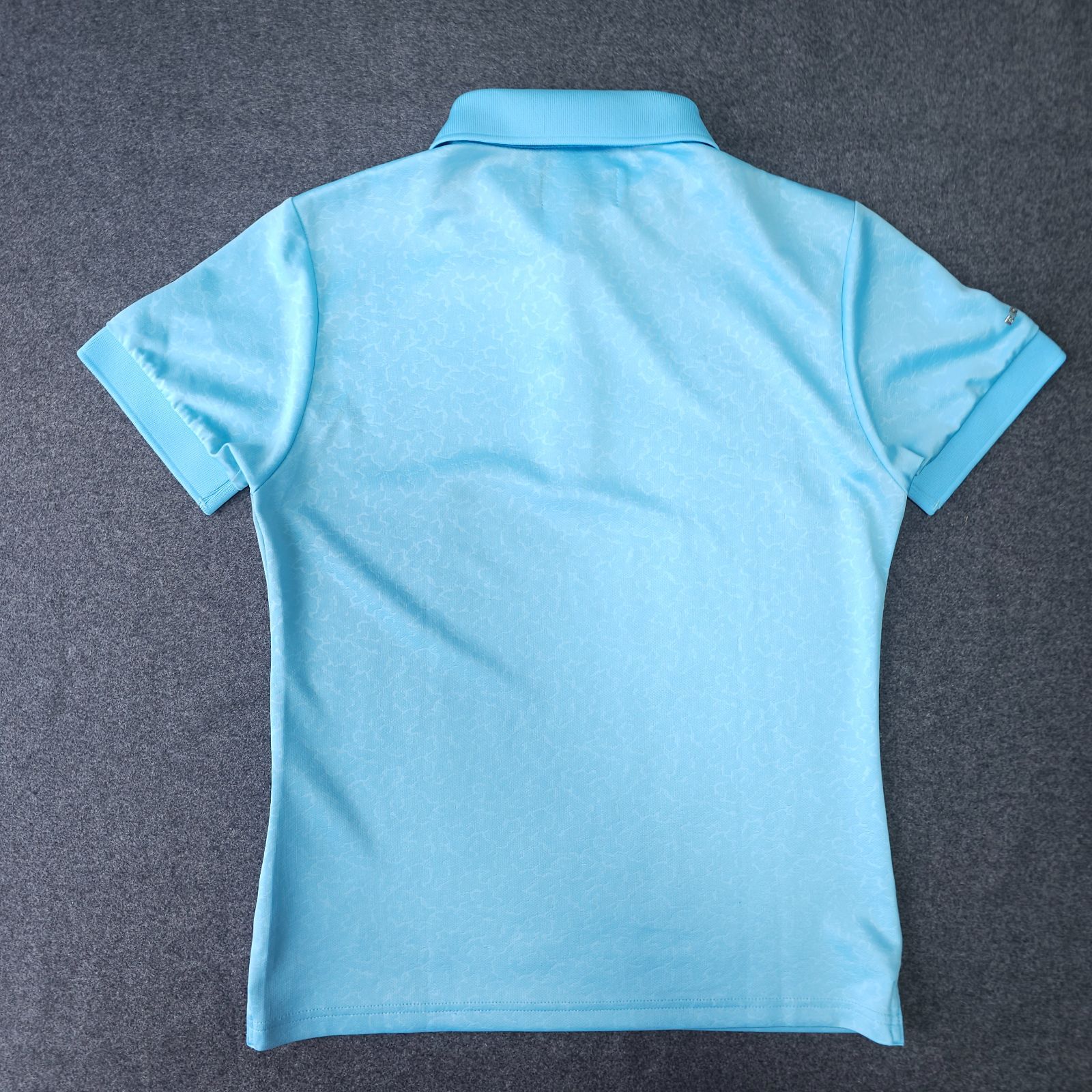 【極美品】XLサイズ！ブリーフィング ゴルフ半袖 ポロシャツ Tシャツ 青系 MS ツアー 半袖ポロシャツ(半袖シャツ・ポロシャツ)|BRIEFING
