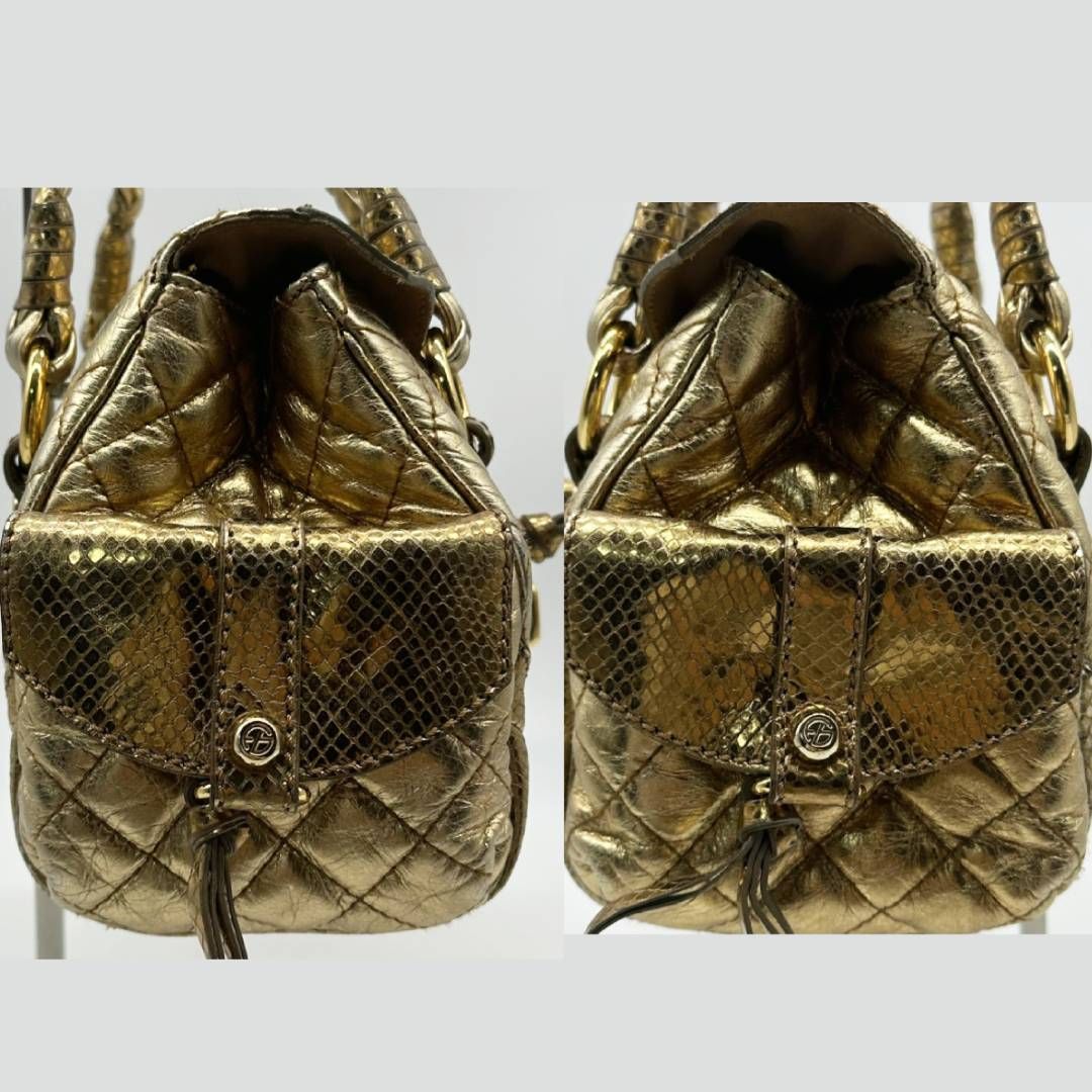 FRANCESCO BIASIA フランチェスコビアジア　ハンドバッグ Y2K FRANCESCO BIASIA ショルダーバッグ 編み込みハンドル y2k - メルカリ