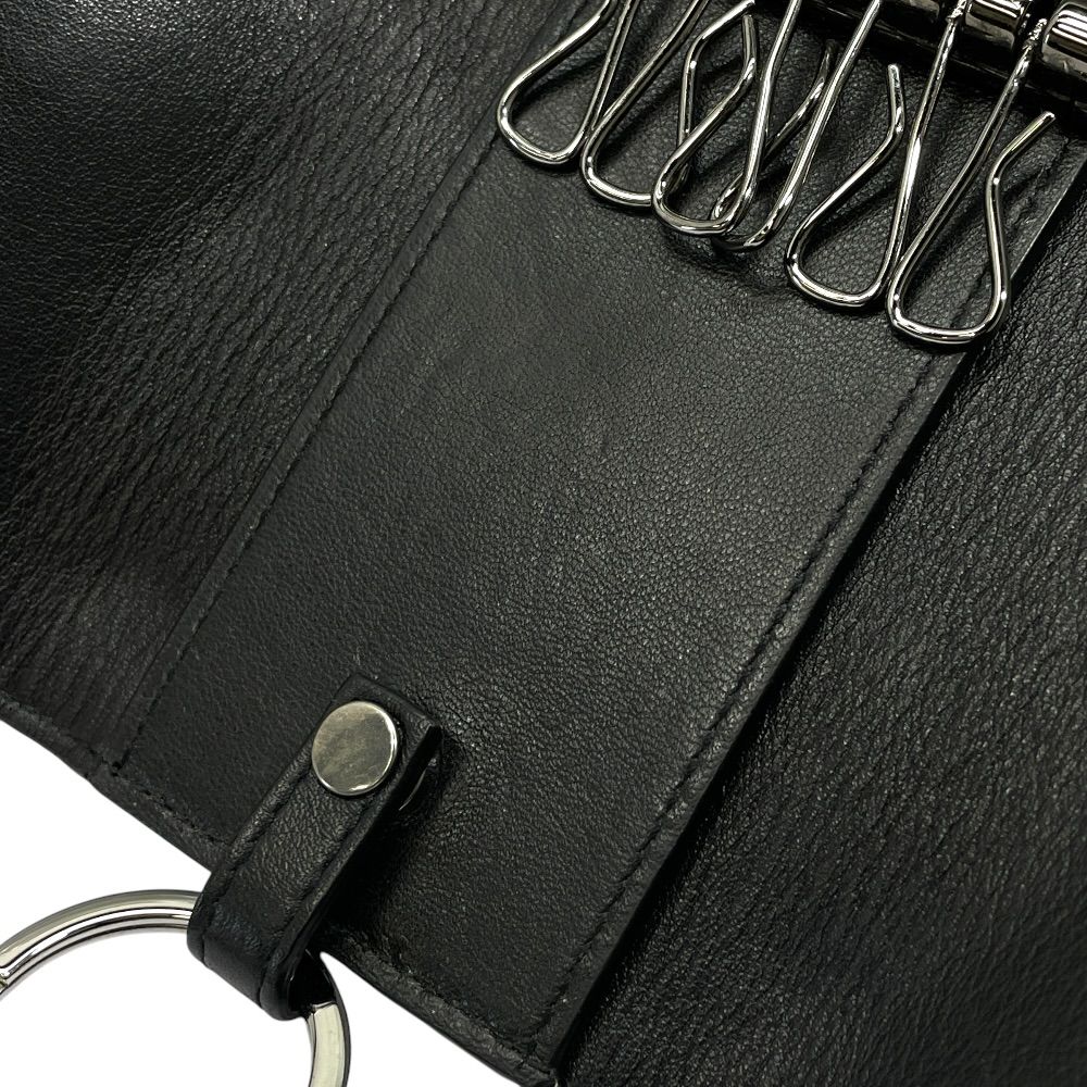 ディオール オブリーク ジャカード 6連 キーケース キーリング トロッター ネイビー ベージュ 2ESKH281YSE_H05E Christian Dior 上品 洗練 高級感 シンプル 定番 人気 日常使い