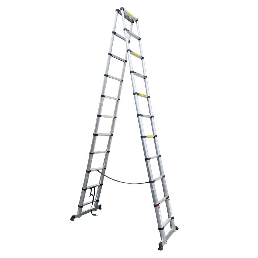 新品・未使用品】 脚立 アルミ 11段 3.2m 伸縮 折りたたみ 踏み台 伸縮 