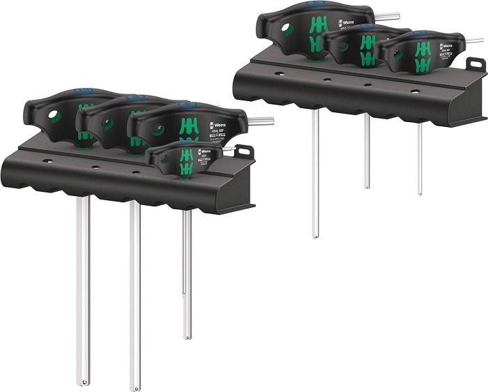 【新品・3営業日で発送】Wera Werkzeuge 023450 7本組T型レンチセット HEX ラック付 023450