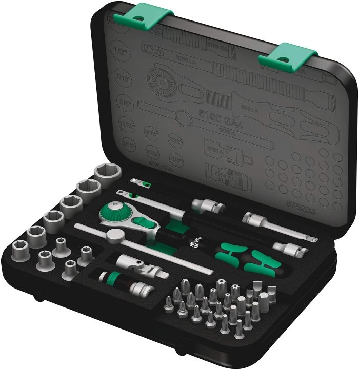 【新品・3営業日で発送】Wera Werkzeuge 003535 1／4“DR ソケットレンチセット(ZYKLOP) 003535 32,192円