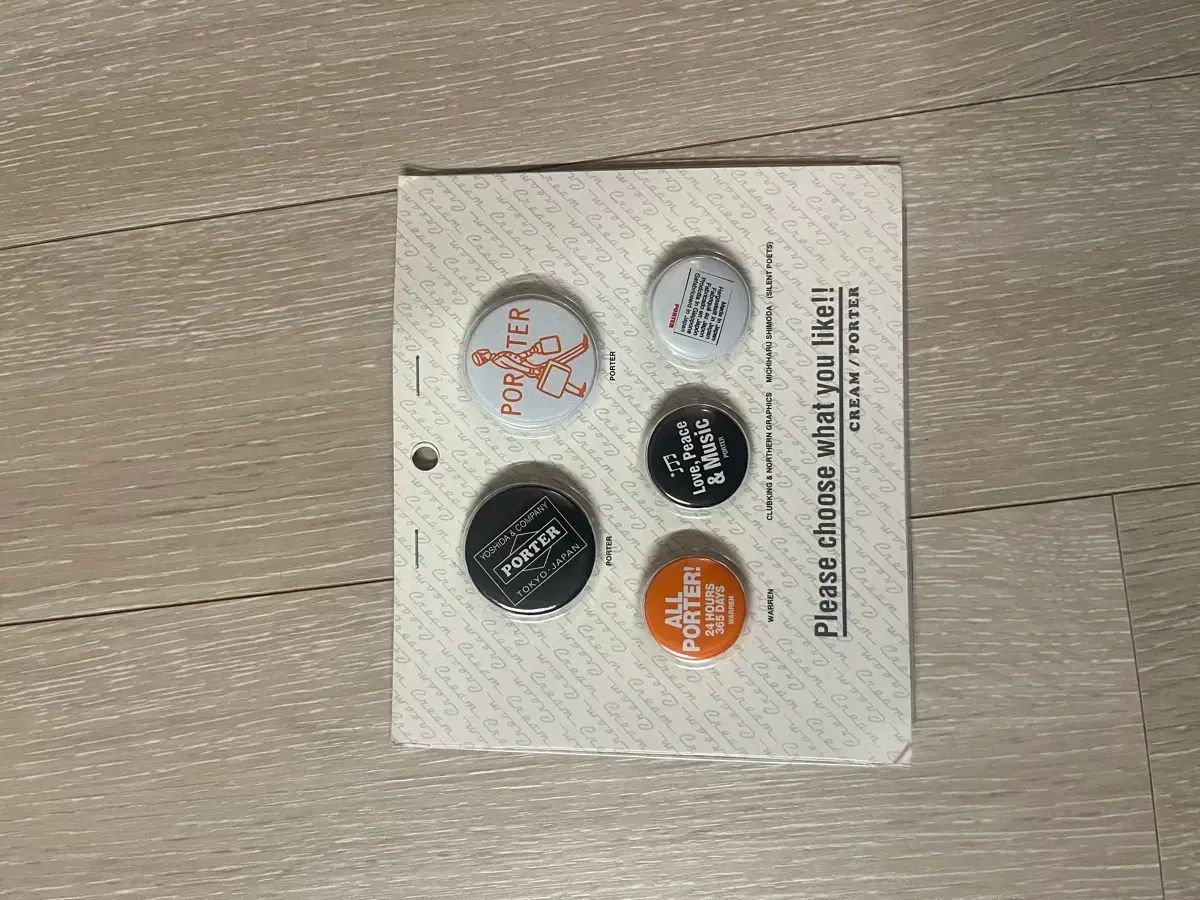 ポーター porter バッジ