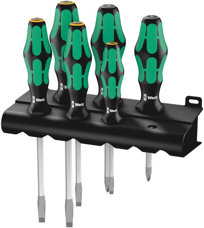 【新品・3営業日で発送】Wera Werkzeuge 007681 6本組ドライバーセット(PZ -) 007681