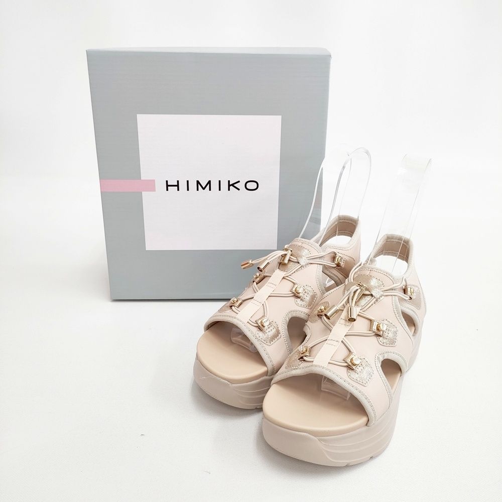 卑弥呼 HIMIKO 25SS カバードスポサン 新品未使用 ベージュ M 卑弥呼 25SS 新品未使用 HIMIKO カバードスポサン サンダル 定価20900