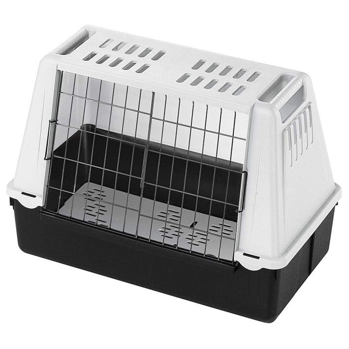 【新品・4営業日で発送】ferplast ファープラスト アトラスカー MINI 犬・猫用キャリー グレー 73079021 (1566849)