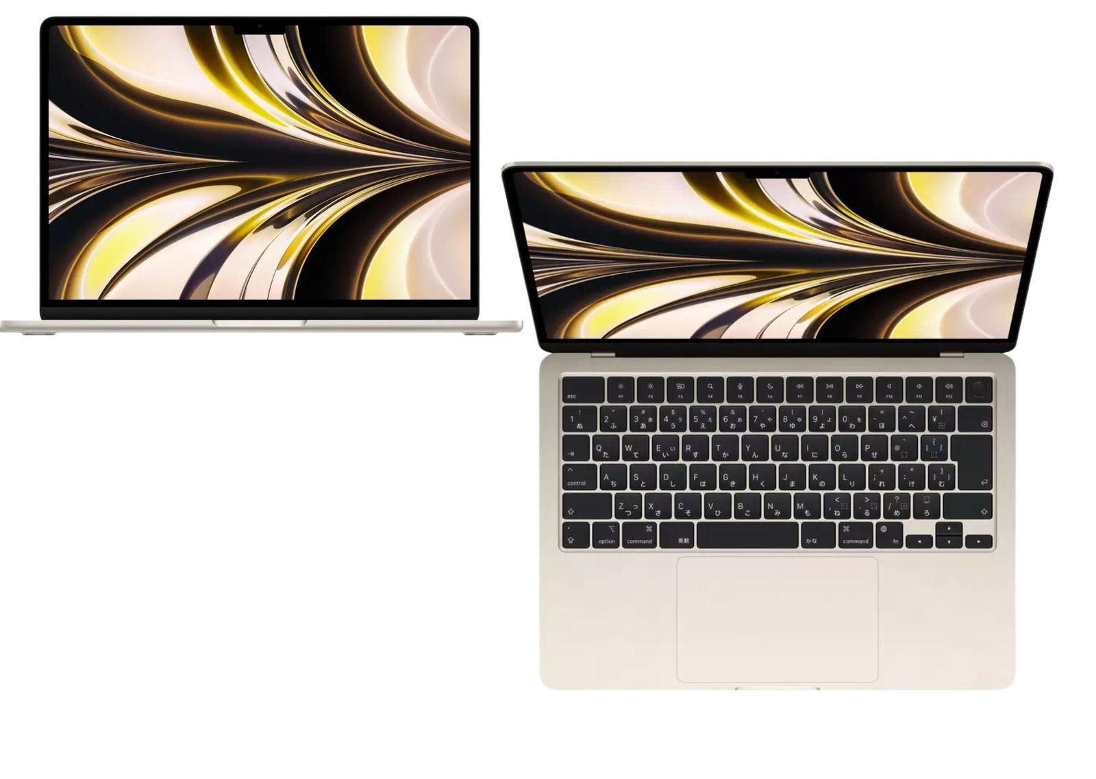 中古 美品 Apple MacBook Air 13インチ M2モデル スターライト / 16GB / 256GB SSD / 充放電少・動作良好 Apple MacBook Air