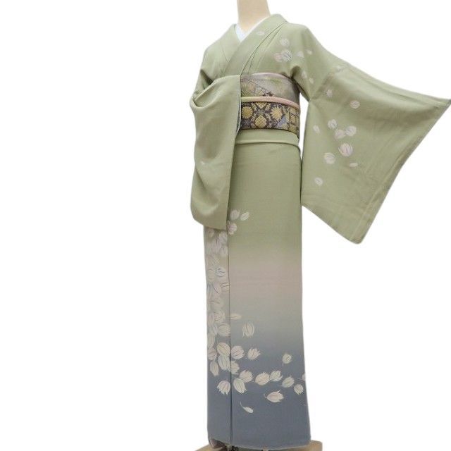 百華 Y4903◇美品未着用 正絹 十日町 加賀草木友禅の第一人者 田村哲彦