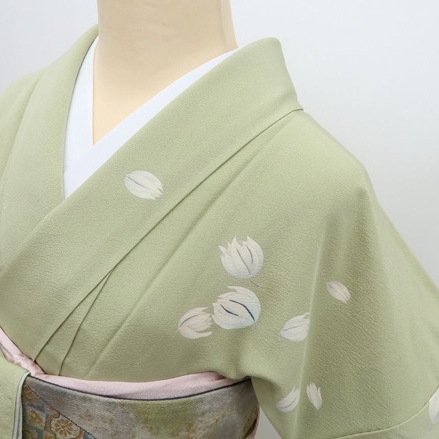百華 Y4903◇美品未着用 正絹 十日町 加賀草木友禅の第一人者 田村哲彦