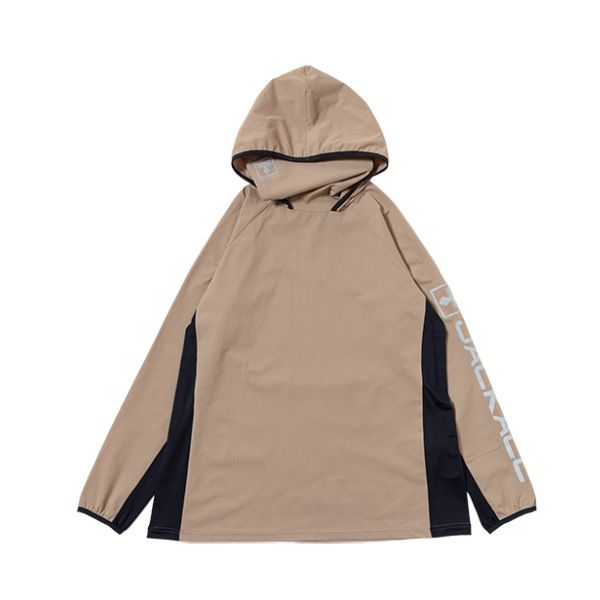 ジャッカル ウェア HU-B002 ドライメッシュフーディー モカ XXL