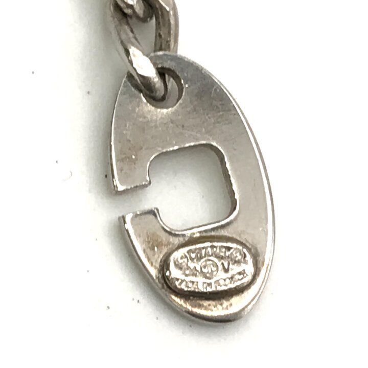 正規品　CHANEL シルバー キーホルダー CCロゴ　刻印あり　05A シャネル CHANEL キーホルダー キーリング ハートモチーフ CCマーク