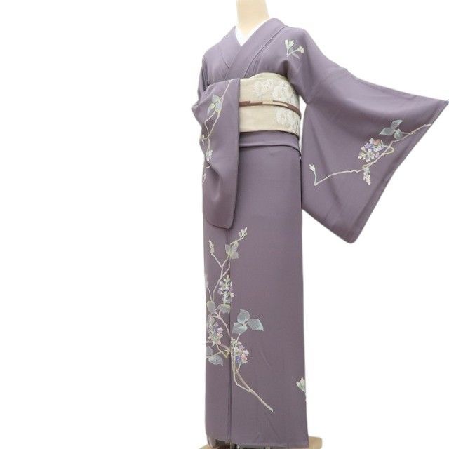 百華❀Y4904◇美品 正絹 本加賀友禅 和泉啓一落款 手縫い仕立て 訪問着