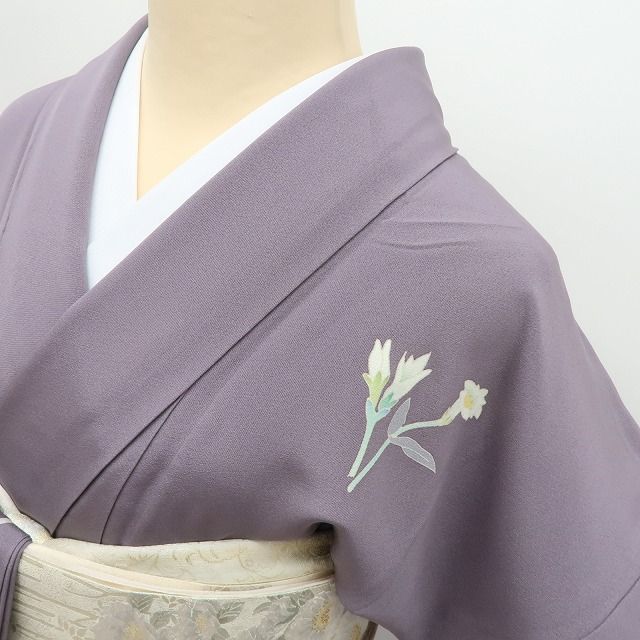百華❀Y4904◇美品 正絹 本加賀友禅 和泉啓一落款 手縫い仕立て 訪問着