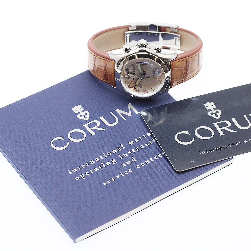 コルム CORUM 39.250.20 バブル デイト クォーツ レディース 保証書付き_948880 Used Corum Bubble 39.250.20 stainless steel 36mm Quartz |