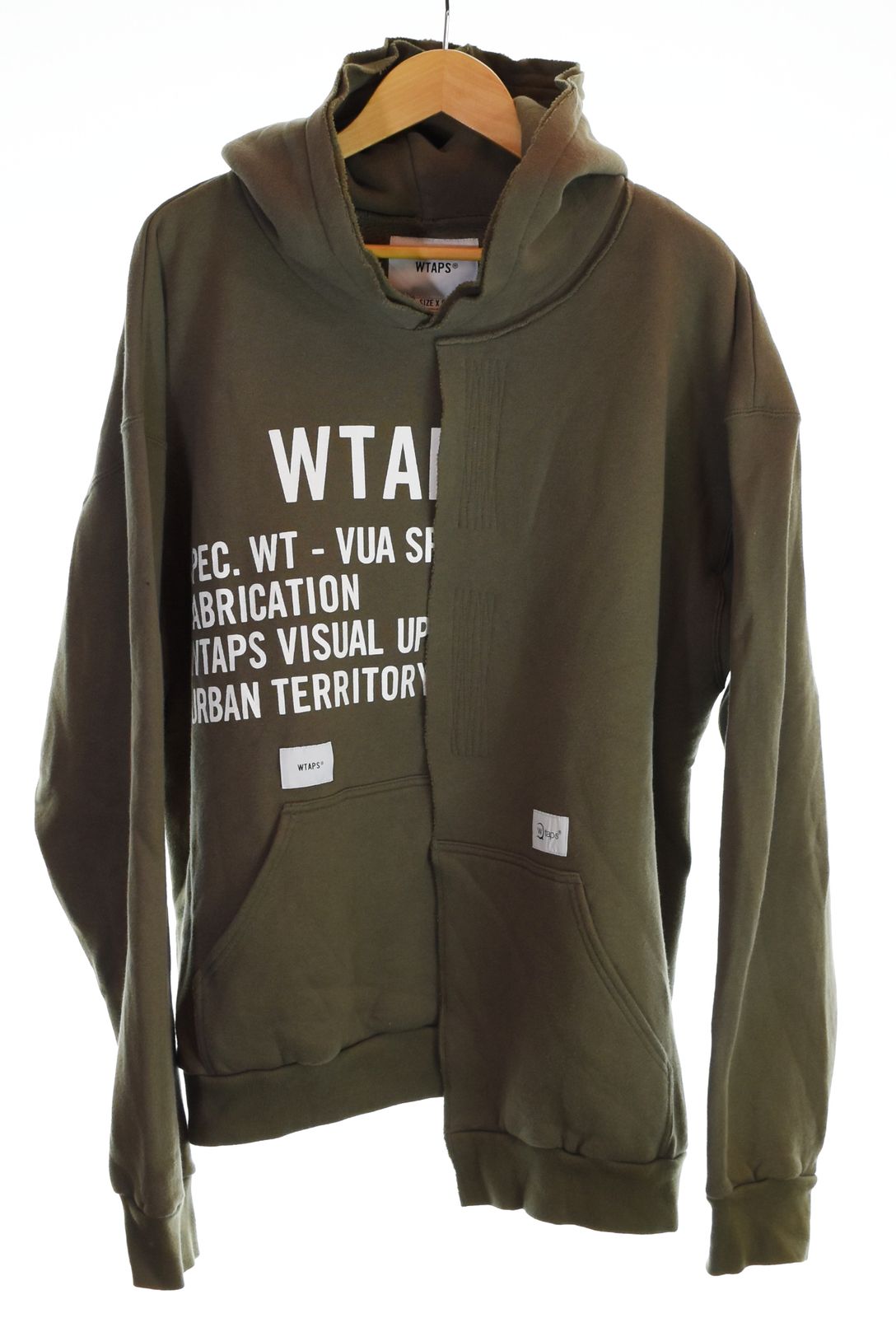ダブルタップス WTAPS 21ss RAGS HOODED ラグス フーディー 再構築 ダブルタップス WTAPS 21ss RAGS HOODED ラグス フーディー 再構築