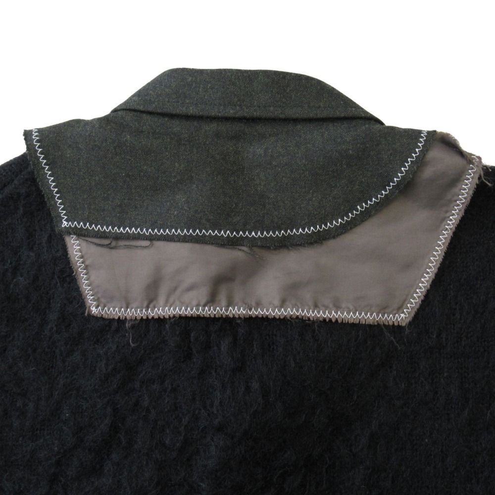 美品 kolor カラー 23AW モヘヤ ニット ドッキング ジャケット