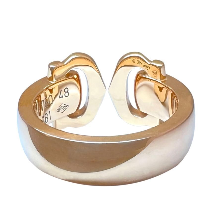 CARTIER カルティエ リング ブークルセ 2C ダイヤ 750 K18 PG 48 CARTIER カルティエ リング ブークルセ 2C ダイヤ 750 K18 PG 48