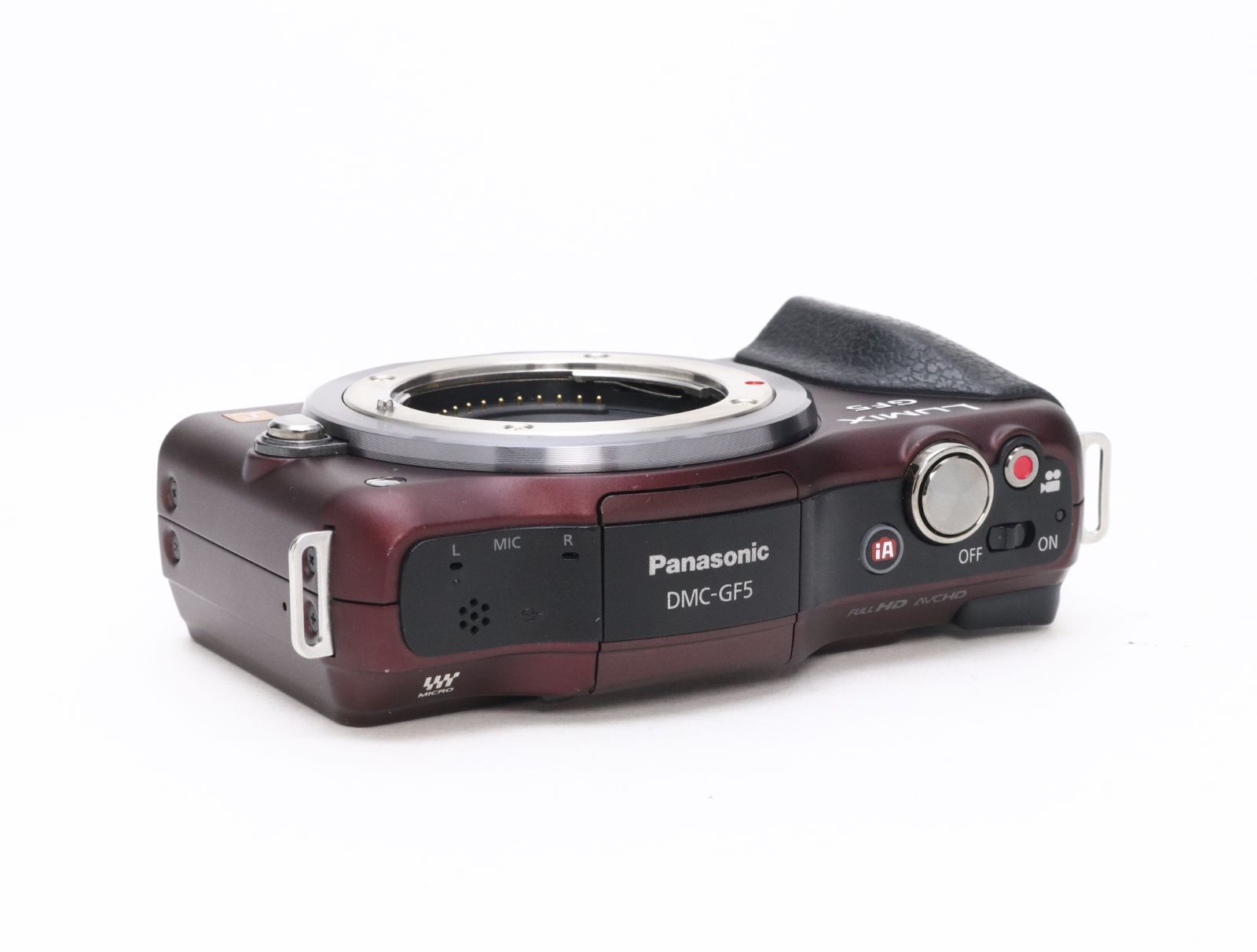 美品パナソニック LUMIX GF5 ブラウン　シャッター回数極少2151 B (並品) Panasonic パナソニック LUMIX DMC-GF5 センシュアルブラウン