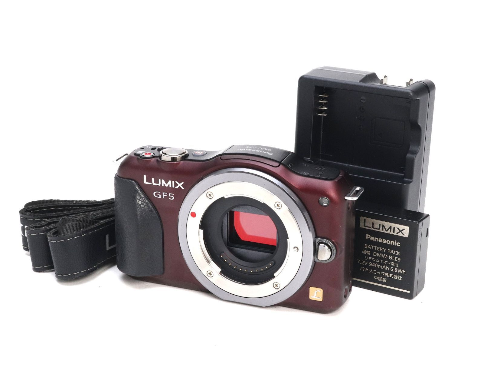 美品パナソニック LUMIX GF5 ブラウン　シャッター回数極少2151 Panasonic】パナソニック『LUMIX GF5 電動ズームレンズキット