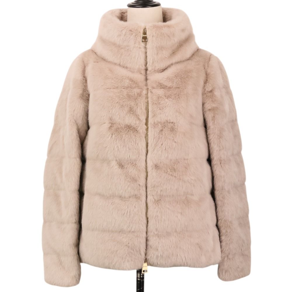 未使用 25AW Herno ヘルノ エコファーダウンジャケット ブルゾン 40 