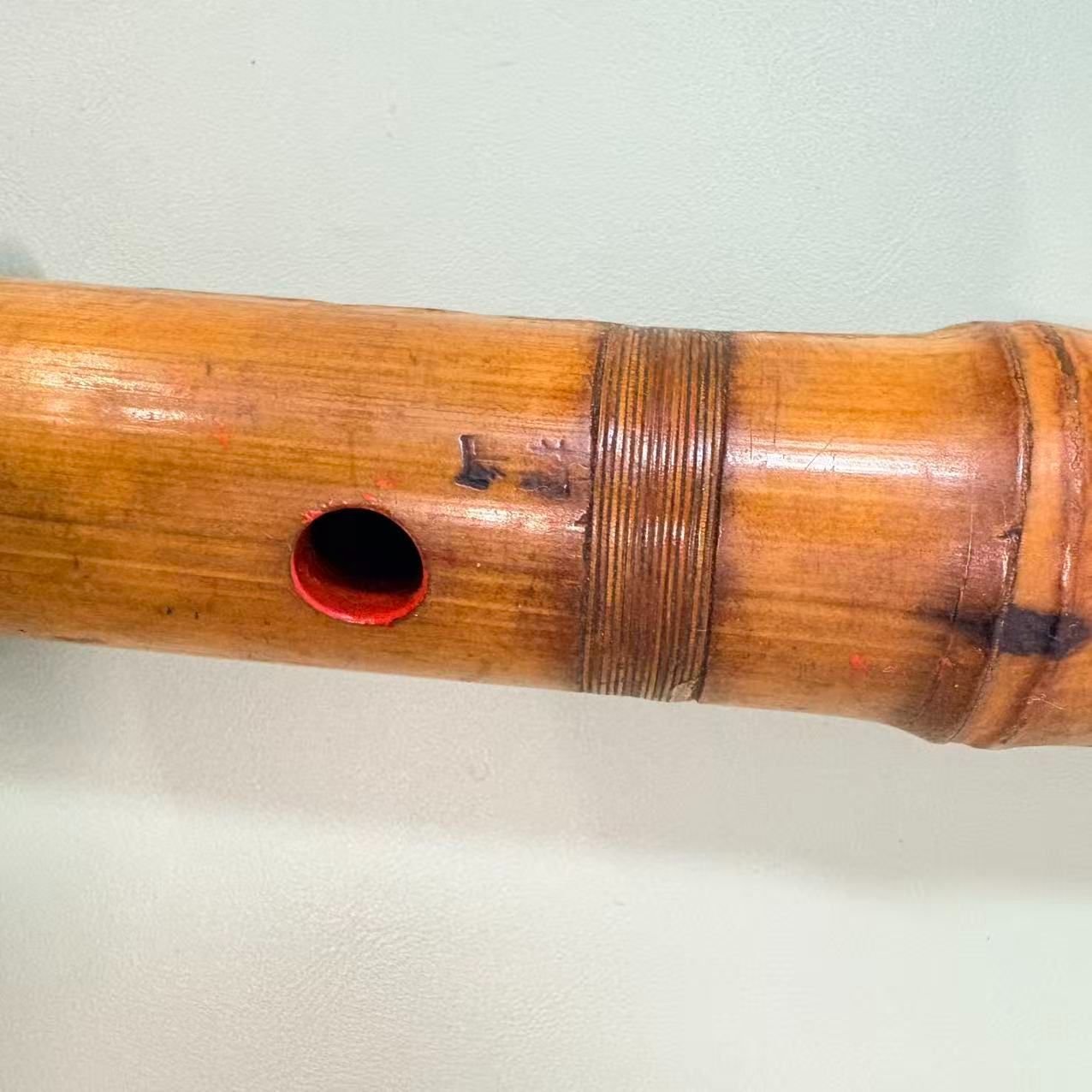 昭和レトロ 尺八 竹製 木管楽器 管楽器 古楽器 和楽器 竹笛探幽 - メルカリ