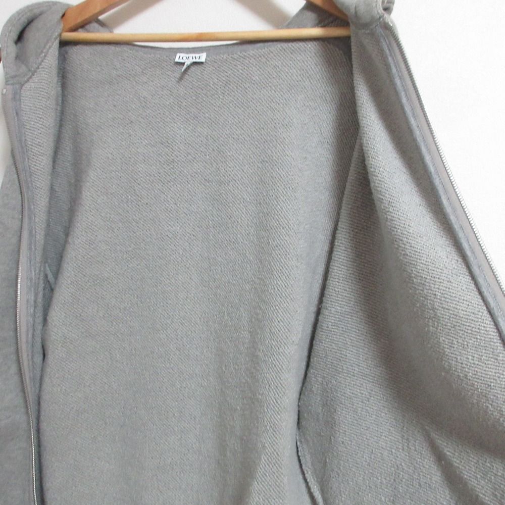 LOEWE ロエベ アナグラム フラメンコ ジップアップパーカー S359Y25X53 グレー S LOEWE ロエベ アナグラム フラメンコ ジップアップパーカー S359Y25X53