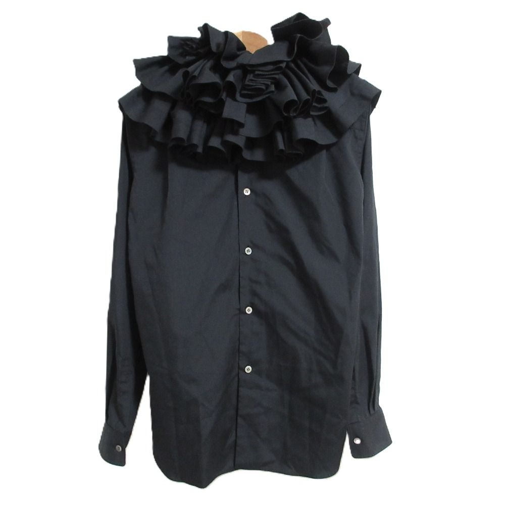 美品 COMME des GARCONS コムデギャルソン ボリュームカラー フリル 