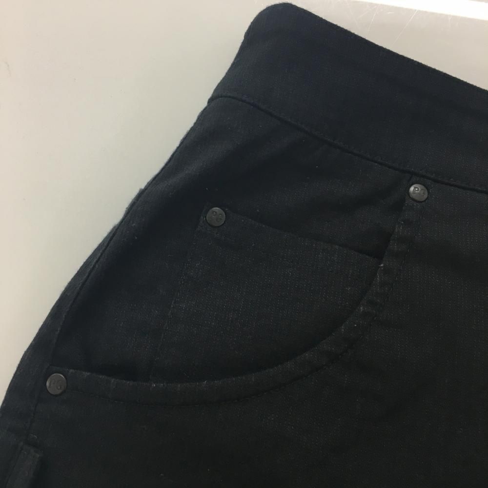 パーリーゲイツ スカート 黒 ロゴレッド ストレッチ レディース 1(M