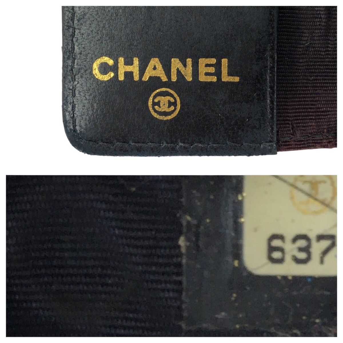 CHANEL シャネル ヴィンテージ ココマーク 6連 ブラック 黒 ゴールド