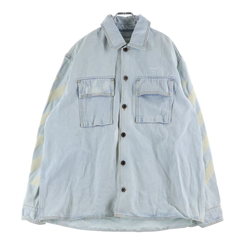 OFF-WHITE オフホワイト 20SS Oversized Denim Jacket オーバーサイズ デニムジャケット インディゴ OMYD017R20386018 メンズ OFF-WHITE (オフホワイト) 20SS Denim Jacket オーバーサイズ
