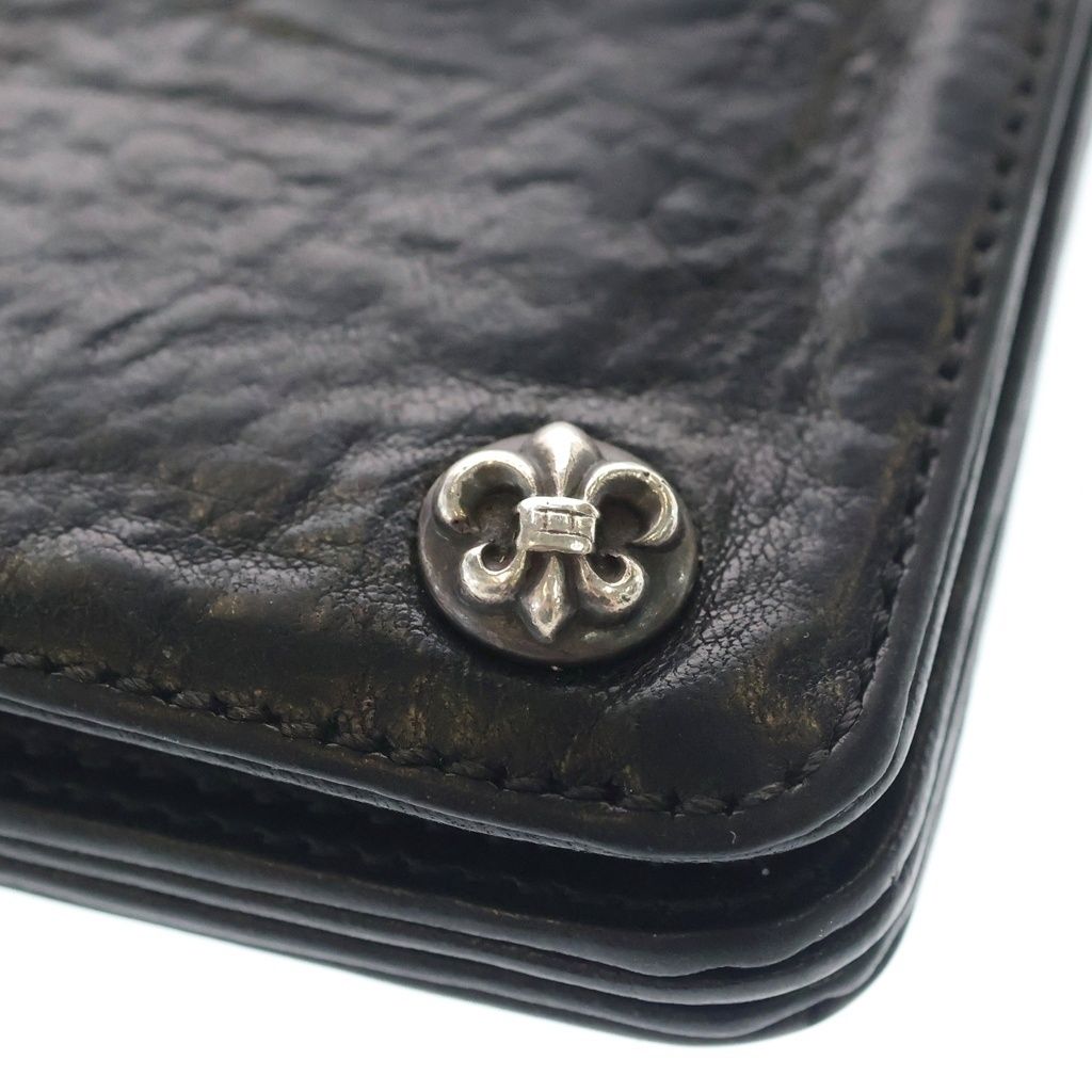 CHROME HEARTS 1ZIP BSフレアボタン レザーウォレット 【公式通販】