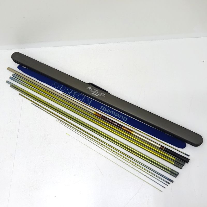 三重店】シマノ スペシャル 競 H2.5 90 NV 鮎ロッド ケース 替え穂先付