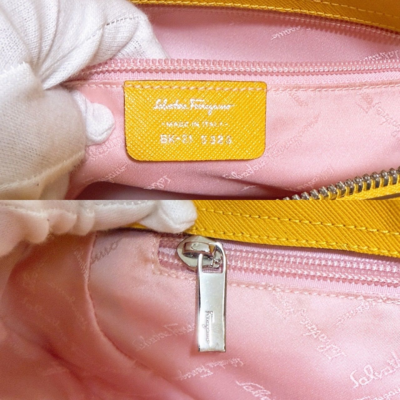超美品) Ferragamo(フェラガモ)ハンドバッグ レザー - メルカリ