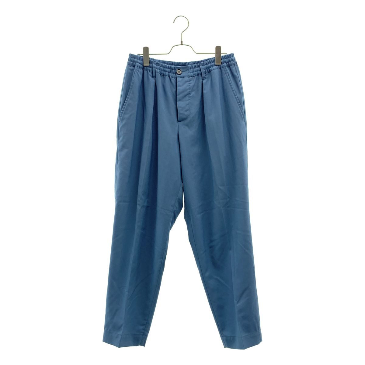 MARNI / マルニ | 2022SS | TROPICAL WOOL PANTS トロピカルウール パンツ | 46 | ブルー | メンズ