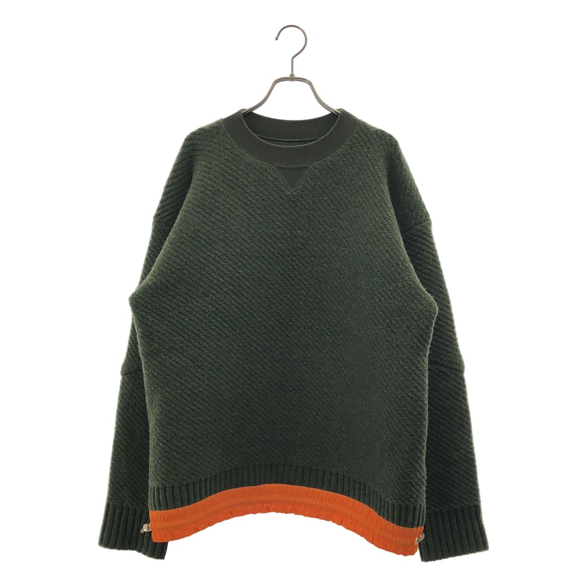 sacai / サカイ | 2021AW | Wool Knit Pullover ウール ニット プル 