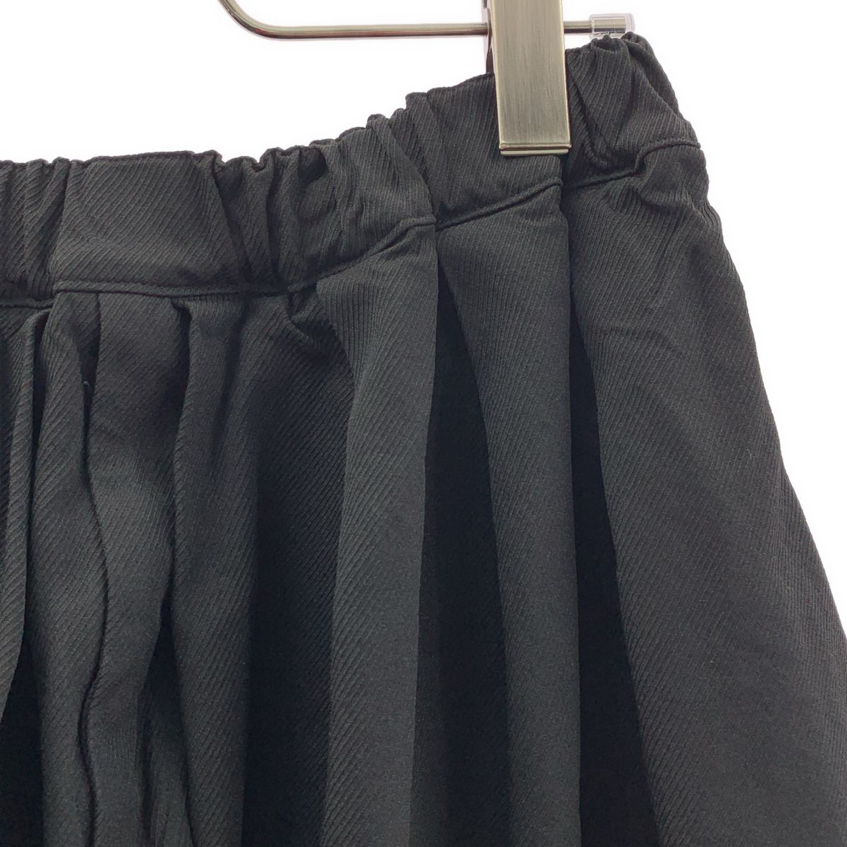 ブラック コムデギャルソン ポリ縮絨　サルエルパンツ ブラック　黒 BLACK COMME des GARCONS / ブラックコムデギャルソン | 2021SS