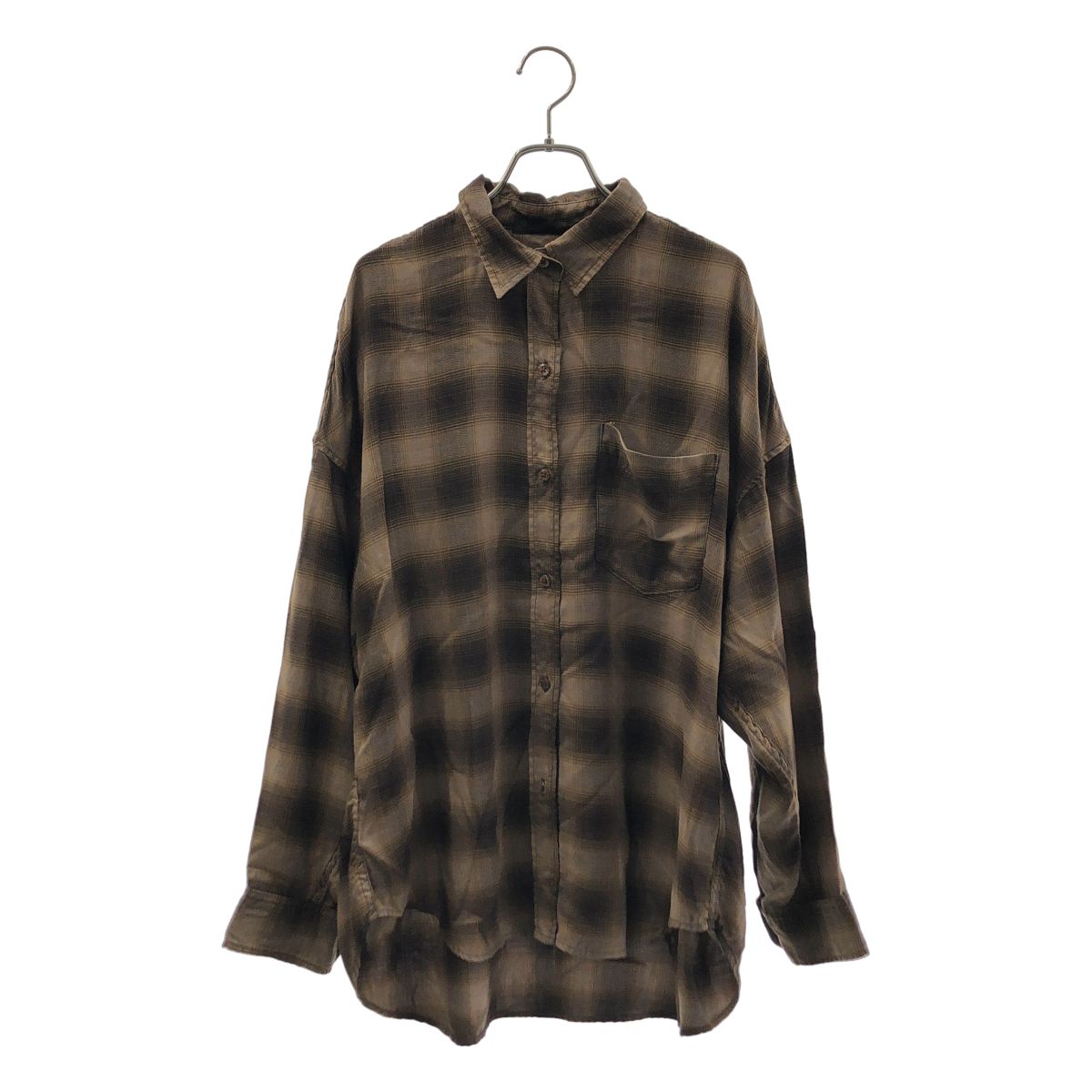 AP STUDIO / エーピーストゥディオ | 2025AW | Over dye Ombre Check 