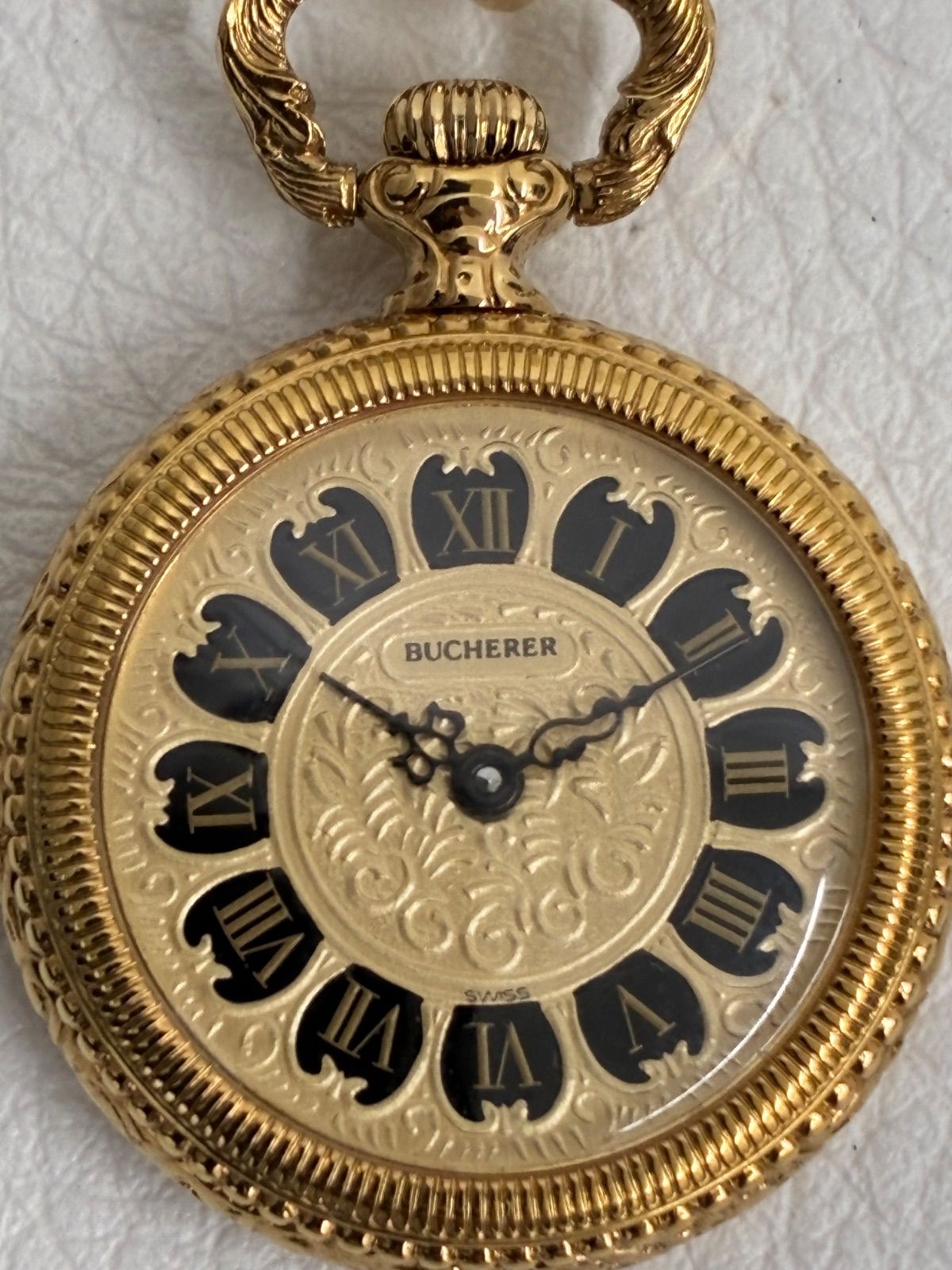 美品】BUCHERER ブッフェラー ペンダントウォッチ 手巻き式 懐中時計