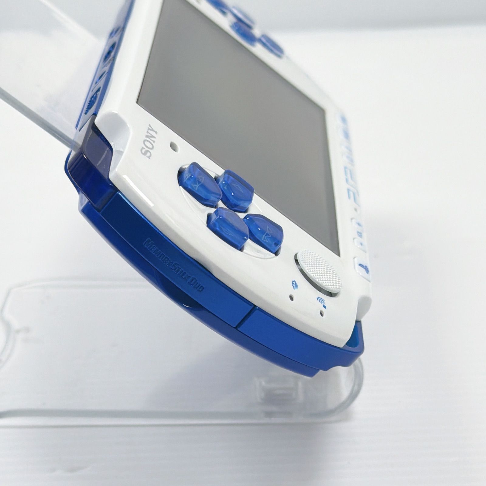 PSP 3000 ホワイトブルー 良品 遊べるセット 動作確認済み FW6.60 中期