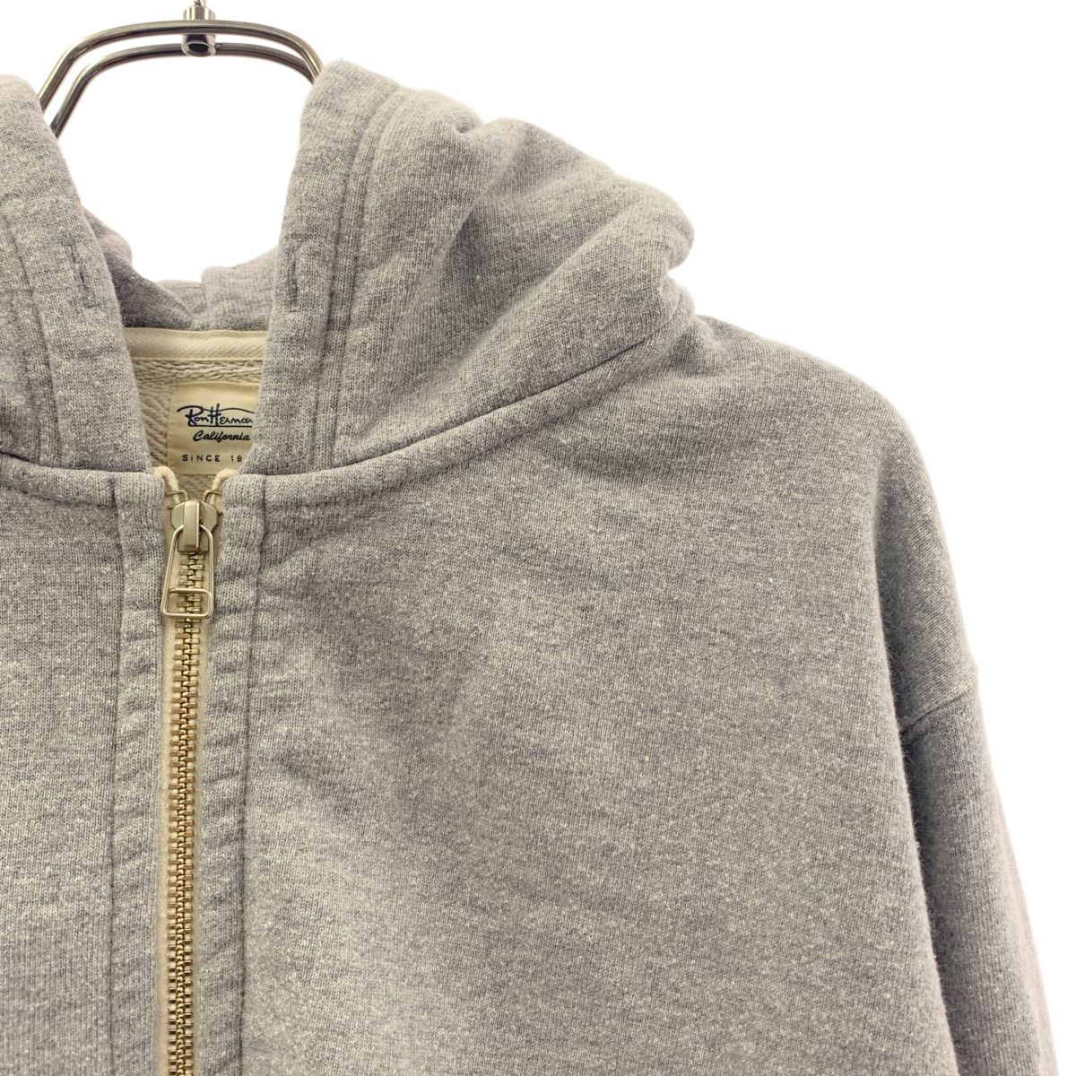 Ron Herman / ロンハーマン | Basic Sweat Hoodie コットン ジップパーカー | S | グレー | メンズ Ron Herman / ロンハーマン | Basic Sweat Hoodie コットン ジップ