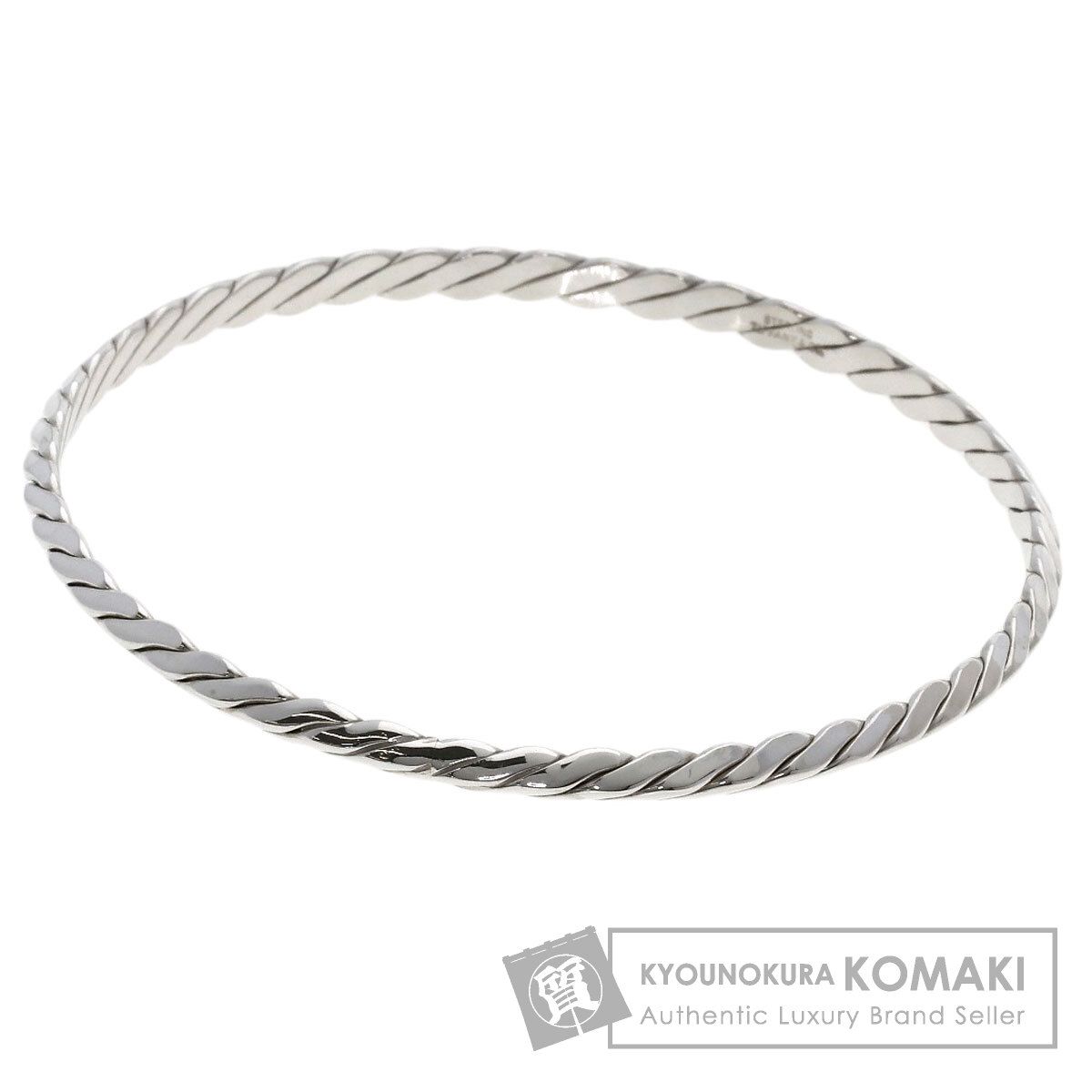 ティファニー バングル グルーブド SV 中古 TIFFANY&Co.（ティファニー） 極 美品 箱付き ヴィンテージ グルーブド