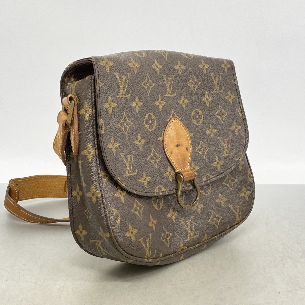 【5pe6774-k】ルイヴィトン ショルダーバッグ モノグラム サンクルーMM  M51243  ブラウン【中古】レディース LOUIS VUITTON ルイヴィトン サンクルーMM モノグラム ショルダー